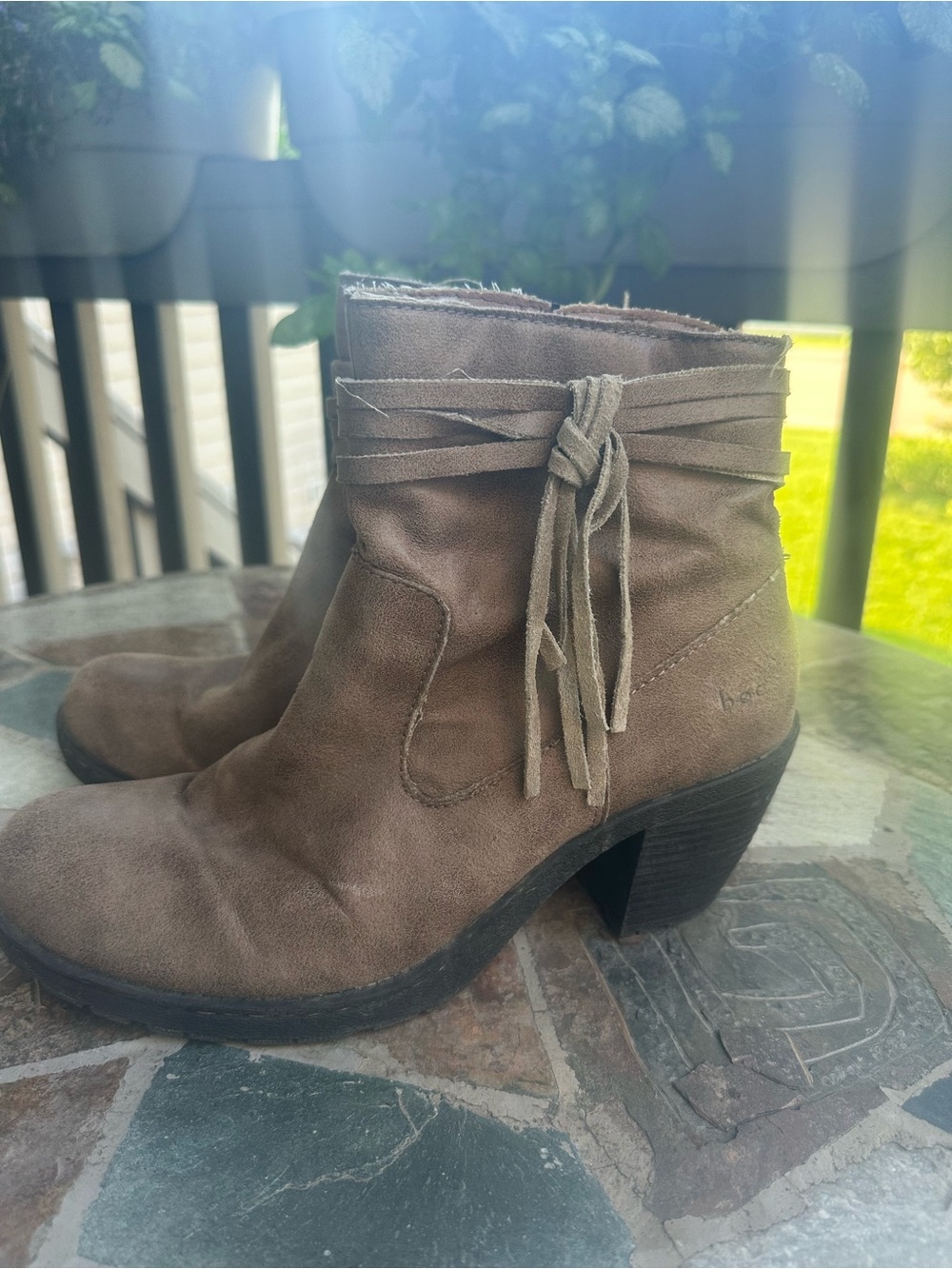 Women’s B.O.C Ankle Boot with Side Tassel - Brown